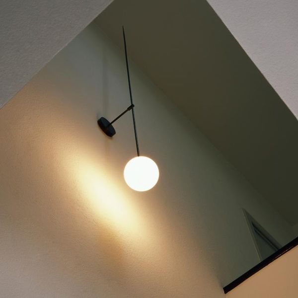 nordic modern led wall lamp glass ball bathroom mirror besde american retro wall light sconce
nordic modern led wall lamp glass ball bathroom mirror besde american retro wall light sconce