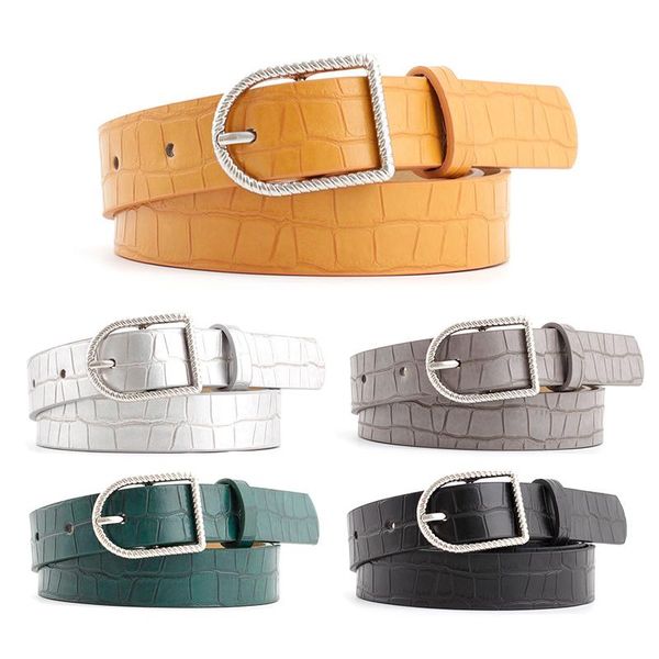 belts 2021 women's belt ladies for dress female pin buckle leather jeans waist strap pasek damski drop, Black;brown
belts 2021 women's belt ladies for dress female pin buckle leather jeans waist strap pasek damski drop, Black;brown