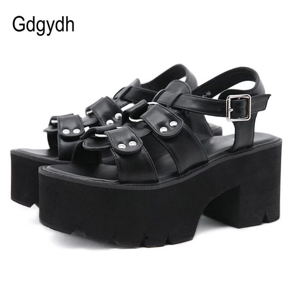 sandals gdgydh vintage rivets gothic chunky heel black leather pu ladies comfort footwear summer open toe roman style wholesale
sandals gdgydh vintage rivets gothic chunky heel black leather pu ladies comfort footwear summer open toe roman style wholesale