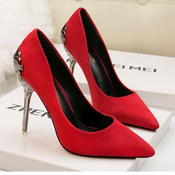 dress shoes high heeled shoes, wedding bridesmaid banquet pointed suede high-heeled and, Black
dress shoes high heeled shoes, wedding bridesmaid banquet pointed suede high-heeled and, Black