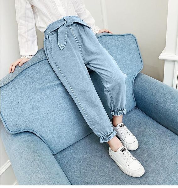 jeans baby solid color for girls spring autumn girl casual style toddler clothes 2-9years, Blue
jeans baby solid color for girls spring autumn girl casual style toddler clothes 2-9years, Blue