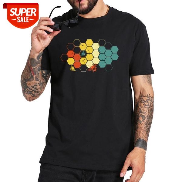Honeycomb Rainbow Bee Vintage T-Shirt EU Size 100% Cotton Cool Tee Short Sleeve Summer Crew Neck Basic Tops #rG2c, White;black
Honeycomb Rainbow Bee Vintage T-Shirt EU Size 100% Cotton Cool Tee Short Sleeve Summer Crew Neck Basic Tops #rG2c, White;black