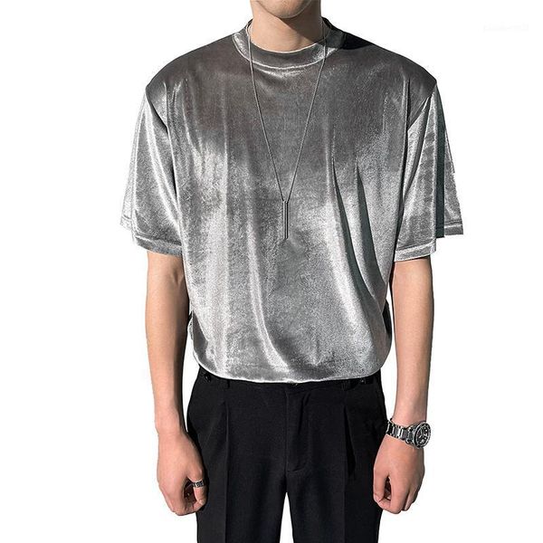 men's t-shirts man women tshirts men velvet short sleeve stand collar loose casual vintage t shirt male streetwear solid color tees, White;black
men's t-shirts man women tshirts men velvet short sleeve stand collar loose casual vintage t shirt male streetwear solid color tees, White;black