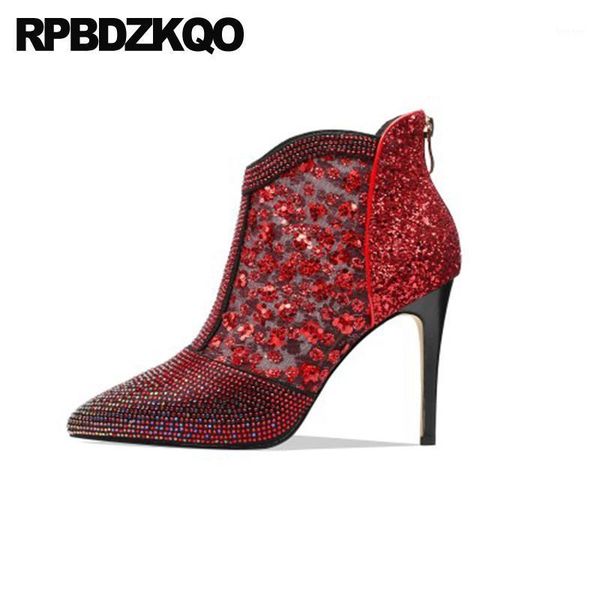 boots sequin pointed toe designer booties shoes women high heel sparkly glitter crystal bling stiletto red ankle1, Black
boots sequin pointed toe designer booties shoes women high heel sparkly glitter crystal bling stiletto red ankle1, Black