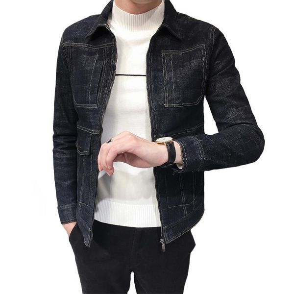 men's jackets nice fashion denim jacket motorcycle men autumn jeans coat male cowboy outwear large size -4xl, Black;brown
men's jackets nice fashion denim jacket motorcycle men autumn jeans coat male cowboy outwear large size -4xl, Black;brown
