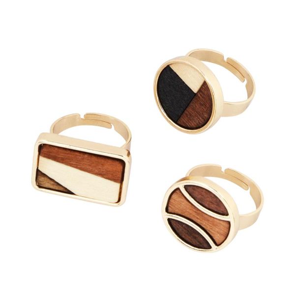 cluster rings 1 pc vintage geomtric open adjustable for women jewelry natural splicing wooden daily business accessories gift, Golden;silver
cluster rings 1 pc vintage geomtric open adjustable for women jewelry natural splicing wooden daily business accessories gift, Golden;silver