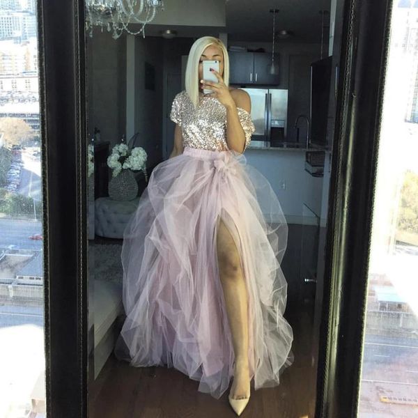 skirts light baby pink tulle skirt 2021 ball gown draped slit women's floor length casual fashion femme jupes, Black
skirts light baby pink tulle skirt 2021 ball gown draped slit women's floor length casual fashion femme jupes, Black