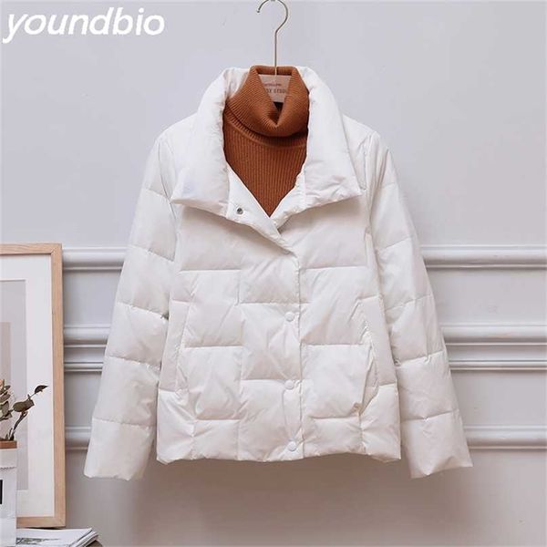 spring and autumn down jacket women's jackets stand-up collar coat for women light outerwear female korean 211216, Black
spring and autumn down jacket women's jackets stand-up collar coat for women light outerwear female korean 211216, Black
