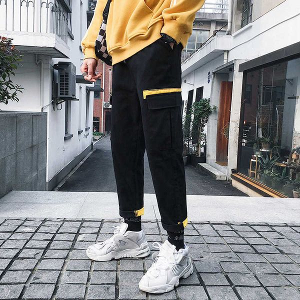 men's pants real jogger camouflage men skateboard bib overall camo ins network with bdu street straight cotton kh36, Black
men's pants real jogger camouflage men skateboard bib overall camo ins network with bdu street straight cotton kh36, Black