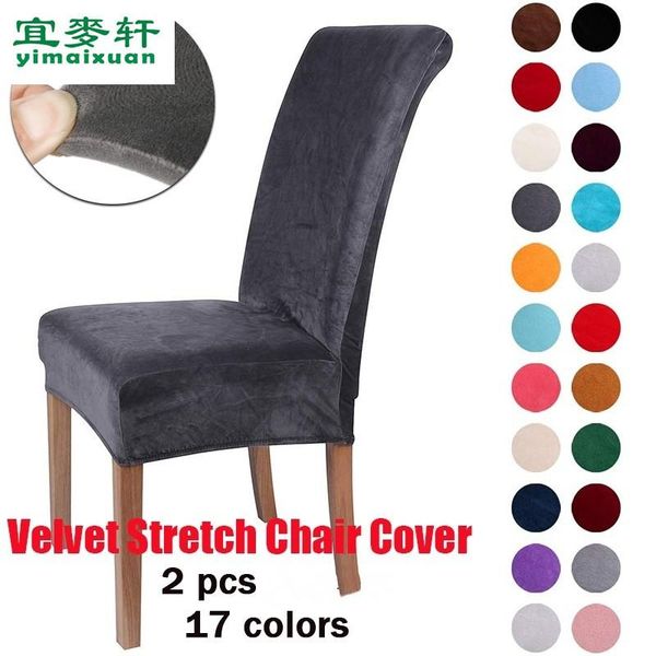 chair covers 2 pcs cover velvet stretch solid color spandex plush slipcovers protector home dining room decorate
chair covers 2 pcs cover velvet stretch solid color spandex plush slipcovers protector home dining room decorate