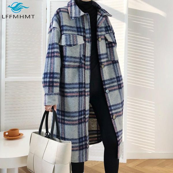 women's wool & blends winter autumn fashion women single breasted button long sleeve woolen coats office lady thicken vintage casual pl, Black
women's wool & blends winter autumn fashion women single breasted button long sleeve woolen coats office lady thicken vintage casual pl, Black