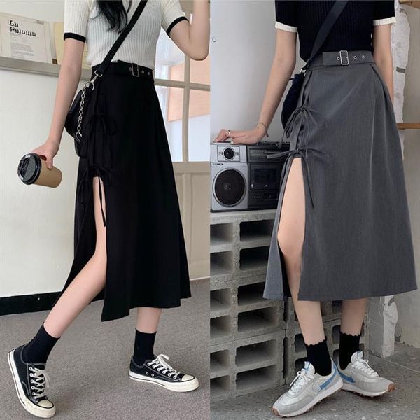 elegant fashion party club women skirts high waist femme bottom streetwear goth skirt vintage dark gothic split mid calf, Black
elegant fashion party club women skirts high waist femme bottom streetwear goth skirt vintage dark gothic split mid calf, Black