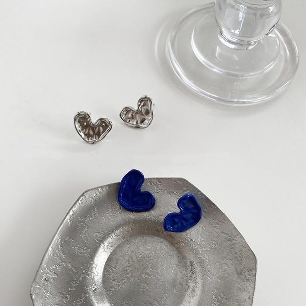 stud 2021 korea fashion simple blue silver color irregular love heart retro metal earrings for women girls jewelry accessories, Golden;silver
stud 2021 korea fashion simple blue silver color irregular love heart retro metal earrings for women girls jewelry accessories, Golden;silver