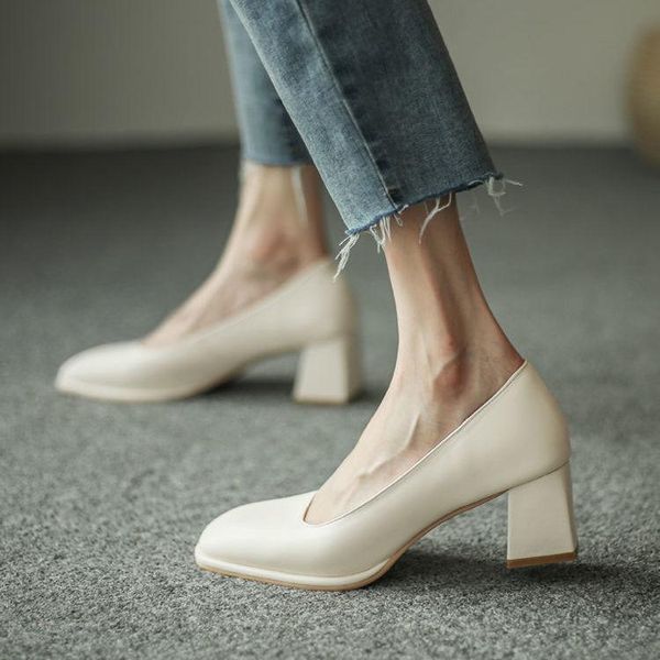 dress shoes square toe pumps women's thick heel 2021 fall loafers high-heeled all-match temperament work, Black
dress shoes square toe pumps women's thick heel 2021 fall loafers high-heeled all-match temperament work, Black