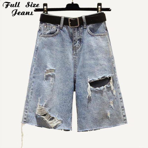 women's jeans women harajuku plus size knee length denim short 5xl summer boyfriend ripped holes loose streetwear wild shorts bermudas, Blue
women's jeans women harajuku plus size knee length denim short 5xl summer boyfriend ripped holes loose streetwear wild shorts bermudas, Blue