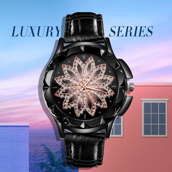 wristwatches luxury ladies watch flower rhinestone leather band women women's clock fashion casual wrist watches, Slivery;brown
wristwatches luxury ladies watch flower rhinestone leather band women women's clock fashion casual wrist watches, Slivery;brown