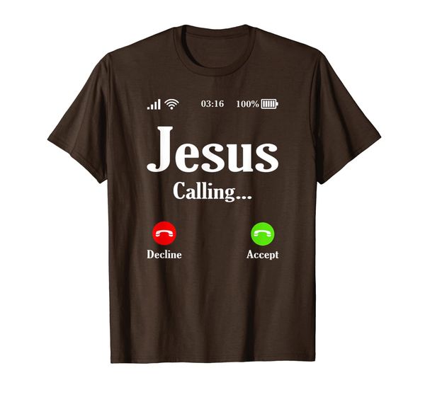 Jesus Is Calling - Christian T Shirt, Mainly pictures 
Jesus Is Calling - Christian T Shirt, Mainly pictures