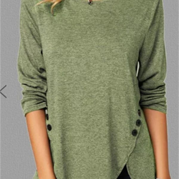 irregular casual cotton blouse shirt women long sleeve button o-neck plus size s-5xl female solid color clothing shirts 210225, White
irregular casual cotton blouse shirt women long sleeve button o-neck plus size s-5xl female solid color clothing shirts 210225, White