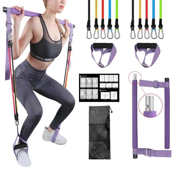 resistance bands yoga accessories with adjustable pilates stick bar 5pcs elastic pull ropes for bodybuilding fitness equipment
resistance bands yoga accessories with adjustable pilates stick bar 5pcs elastic pull ropes for bodybuilding fitness equipment