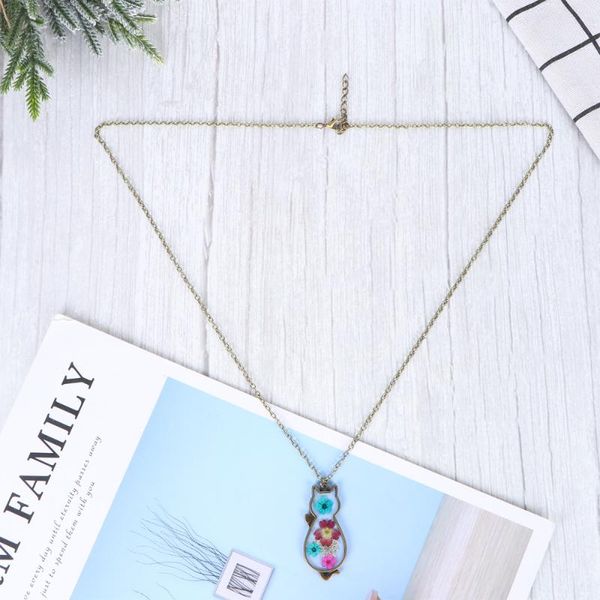 1pc natural dried flower necklace cat-shaped necklace retro natural flowers pendant cartoon epoxy flower neckl, Silver
1pc natural dried flower necklace cat-shaped necklace retro natural flowers pendant cartoon epoxy flower neckl, Silver