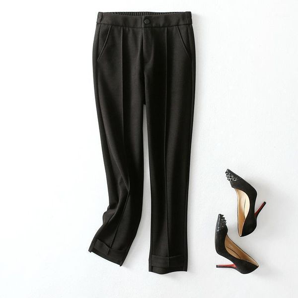 women's pants & capris 2021 autumn winter office ladies ol harem women thickening pencil female plus size casual trousers black/grey, Black;white
women's pants & capris 2021 autumn winter office ladies ol harem women thickening pencil female plus size casual trousers black/grey, Black;white