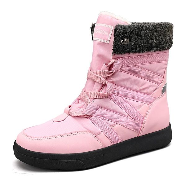 boots high snow women winter waterproof faux fur keep warm mid calf ladies botas lace up non-slip boot plus size 36-43, Black
boots high snow women winter waterproof faux fur keep warm mid calf ladies botas lace up non-slip boot plus size 36-43, Black