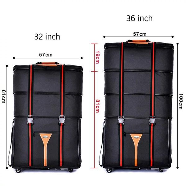 suitcases waterproof 32 36 inch large capacity oxford cloth rolling luggage bag abroad to study and move folding trolley suitcase
suitcases waterproof 32 36 inch large capacity oxford cloth rolling luggage bag abroad to study and move folding trolley suitcase