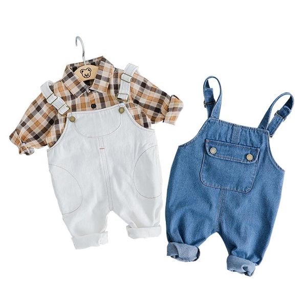 clothing sets fashion baby girl boy clothes set cotton shirt blouse and overalls kids spring summer infant suit, White
clothing sets fashion baby girl boy clothes set cotton shirt blouse and overalls kids spring summer infant suit, White