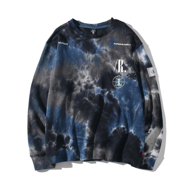 casual loose tie dye o-neck hoodies sweatshirts mens hip hop hipster punk rock streetwear hoodie fashion jumper, Black
casual loose tie dye o-neck hoodies sweatshirts mens hip hop hipster punk rock streetwear hoodie fashion jumper, Black