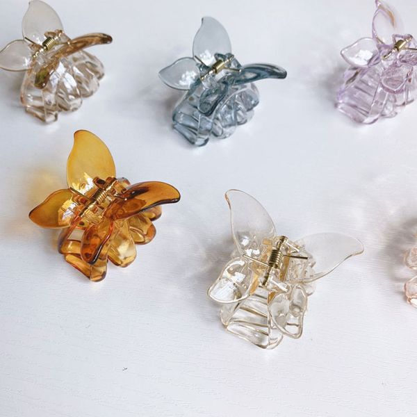 butterfly shaped hair claw clamps women hair accessories resin hairpin colorful transparent headwear stereoscopic hair clip, Slivery;golden
butterfly shaped hair claw clamps women hair accessories resin hairpin colorful transparent headwear stereoscopic hair clip, Slivery;golden