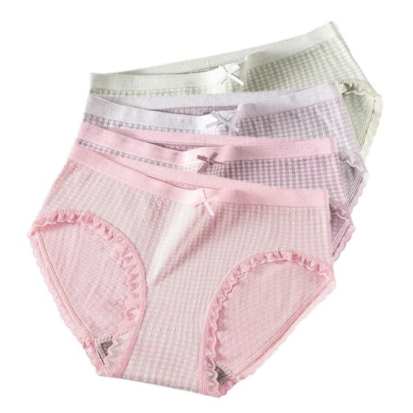 women's panties 4pcs plaid sweet college underwear women briefs stretchy girls yellow green summer cotton female woman clothes owu20300, Black;pink
women's panties 4pcs plaid sweet college underwear women briefs stretchy girls yellow green summer cotton female woman clothes owu20300, Black;pink