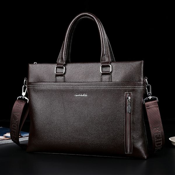 briefcase leather men's bag handbag horizontal business leisure computer brown head soft 
briefcase leather men's bag handbag horizontal business leisure computer brown head soft
