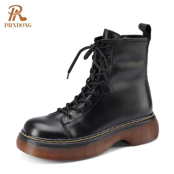 boots genuine leather thick heeled women shoes classics platform ankle autumn winter black brown for girls female
boots genuine leather thick heeled women shoes classics platform ankle autumn winter black brown for girls female