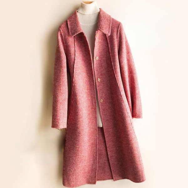 women's wool & blends 100% trench coat women 2021 autumn genuine double-faced woolen coats fashion black long clothes manteau femme gmm
women's wool & blends 100% trench coat women 2021 autumn genuine double-faced woolen coats fashion black long clothes manteau femme gmm