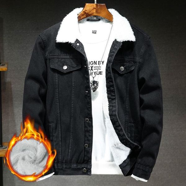 spijkerjas winter ropa hombre plus velvet thickening veste en jean homme loose kurtka jeans casual jacke slim denim jacket men, Black;brown
spijkerjas winter ropa hombre plus velvet thickening veste en jean homme loose kurtka jeans casual jacke slim denim jacket men, Black;brown