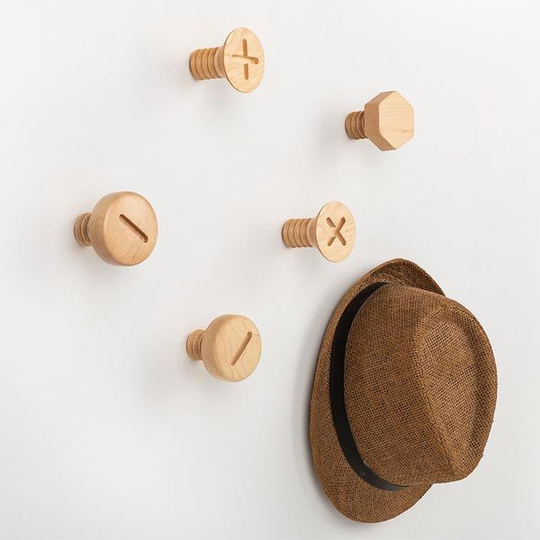 nordic style wood hooks screw shape natural beech black walnut wooden clothes coat hooks key holder wall key hanger room decor
nordic style wood hooks screw shape natural beech black walnut wooden clothes coat hooks key holder wall key hanger room decor