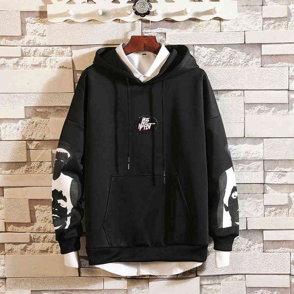 sweater hoodies men's hoodie 2022 spring youth print handsome casual fashion trend, Black
sweater hoodies men's hoodie 2022 spring youth print handsome casual fashion trend, Black