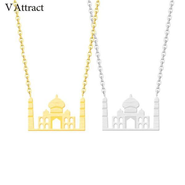 pendant necklaces v attract 10 pcs stainless steel chain classic taj mahal necklace india souvenir jewellery gold collier femme, Silver
pendant necklaces v attract 10 pcs stainless steel chain classic taj mahal necklace india souvenir jewellery gold collier femme, Silver