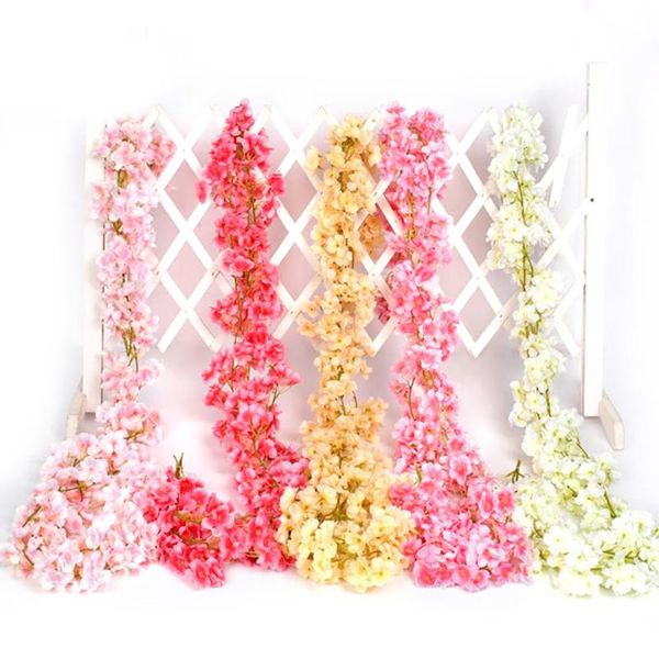 decorative flowers & wreaths 5 colors artificial cherry blossom vine realistic po props rattan creative wedding decor flower
decorative flowers & wreaths 5 colors artificial cherry blossom vine realistic po props rattan creative wedding decor flower