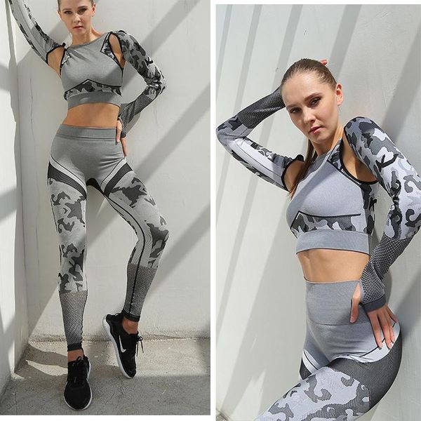 yoga outfit seamless set women's tracksuit workout sport long sleeve sportswear fitness gym clothing high waist leggings suit
yoga outfit seamless set women's tracksuit workout sport long sleeve sportswear fitness gym clothing high waist leggings suit