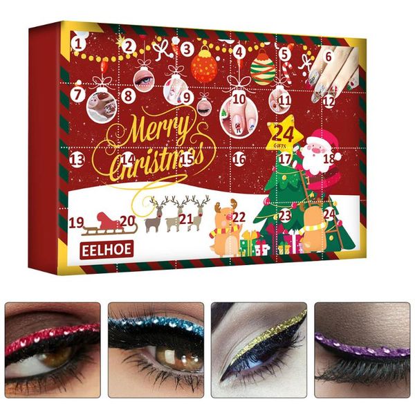 party favor 1pc unique xmas gift box beauty makeup blind creative holding