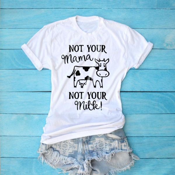 women's t-shirt vegan shirt not your mom milk animal rights cow graphic grunge aesthetic tumblr tee, White
women's t-shirt vegan shirt not your mom milk animal rights cow graphic grunge aesthetic tumblr tee, White