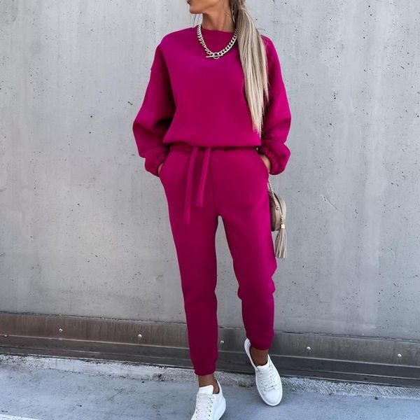 women's two piece pants tracksuit autumn plus fleece sweatshirts set casual oversized solid female sports hoodie suit long pant sets, White
women's two piece pants tracksuit autumn plus fleece sweatshirts set casual oversized solid female sports hoodie suit long pant sets, White