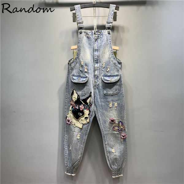 2021 New Female Impression of Cat Cartoons Denim Coveralls Loose Hole Friezed Jean Women's Plus Casual Size Long Pants 11hc, Black
2021 New Female Impression of Cat Cartoons Denim Coveralls Loose Hole Friezed Jean Women's Plus Casual Size Long Pants 11hc, Black