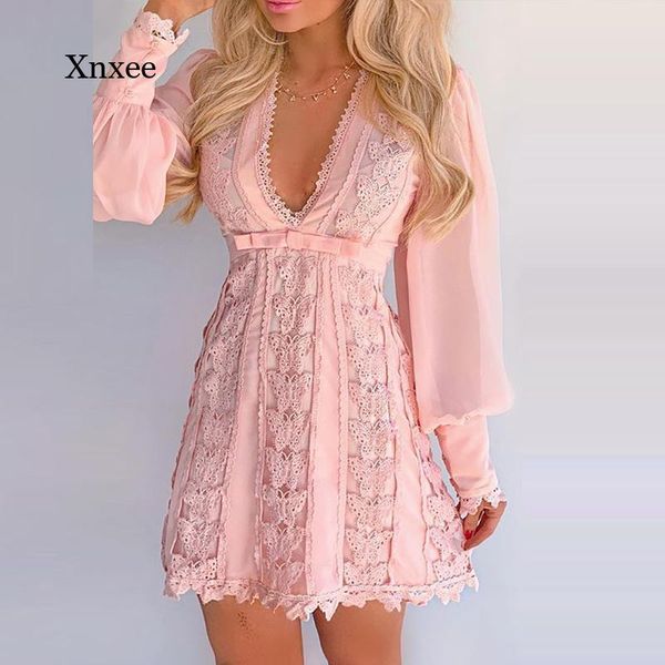 casual dresses sheer mesh long lantern sleeve mini dress butterfly bow lace women v neck low cut french lady bodycon robe vestido outfi, Black;gray
casual dresses sheer mesh long lantern sleeve mini dress butterfly bow lace women v neck low cut french lady bodycon robe vestido outfi, Black;gray