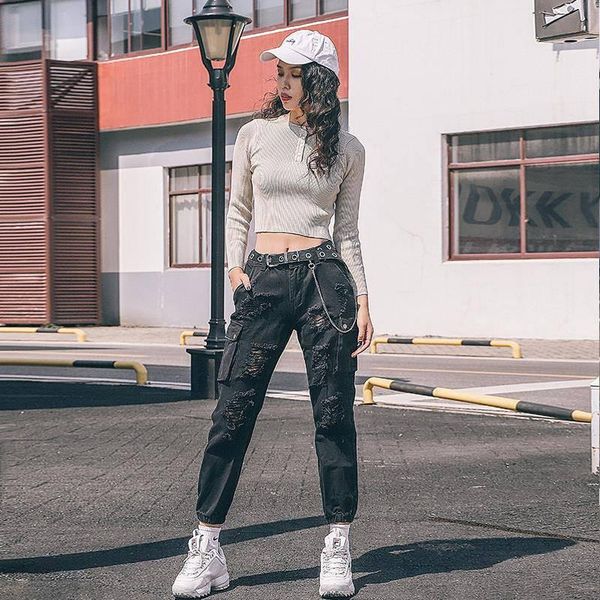 women's pants & capris 5xl harajuku fashion hip hop loose jeans baggy cargo women autumn all-match trousers females streetwear girls, Black;white
women's pants & capris 5xl harajuku fashion hip hop loose jeans baggy cargo women autumn all-match trousers females streetwear girls, Black;white