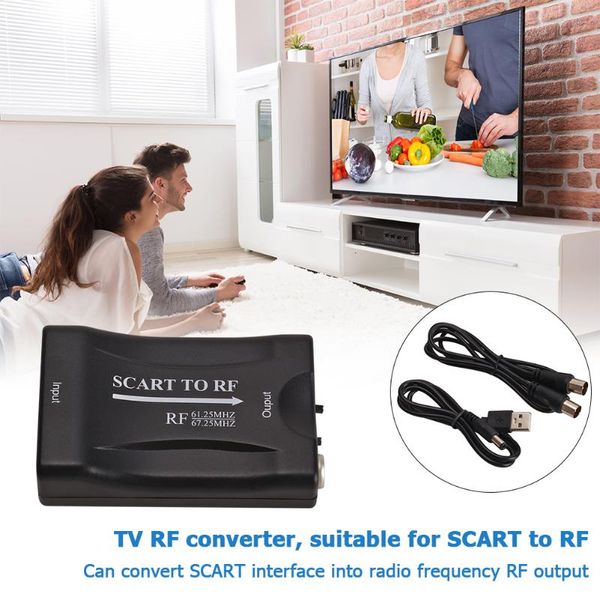scart to rf audio video av adapter scart female to rf female converter 61.25mhz 67.25mhz for tv
scart to rf audio video av adapter scart female to rf female converter 61.25mhz 67.25mhz for tv