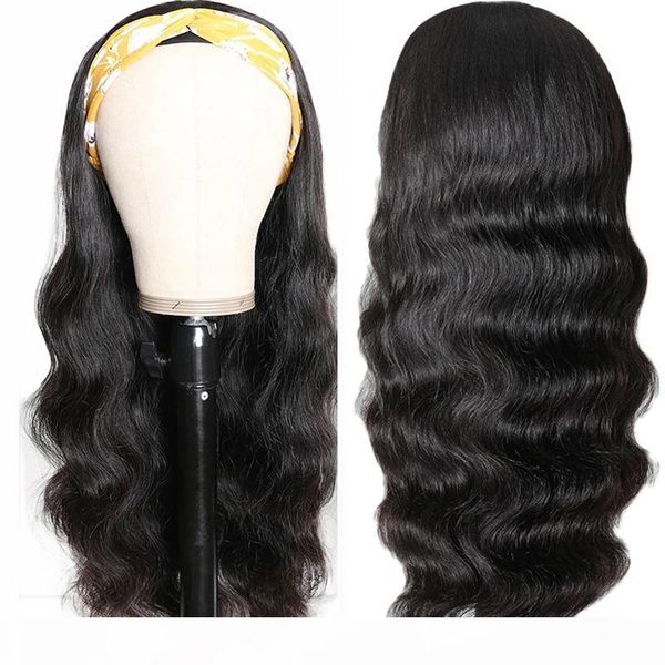 body wave headband wig human hair wigs with headband brazilian wavy hair wigs human hair for women head band, Black;brown
body wave headband wig human hair wigs with headband brazilian wavy hair wigs human hair for women head band, Black;brown