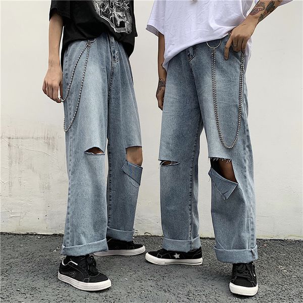 ins streetwear fashion high waist jeans pants homme holes vintage blue baggy jeans harajuku wide leg jeans for men hip hop n7a8
ins streetwear fashion high waist jeans pants homme holes vintage blue baggy jeans harajuku wide leg jeans for men hip hop n7a8