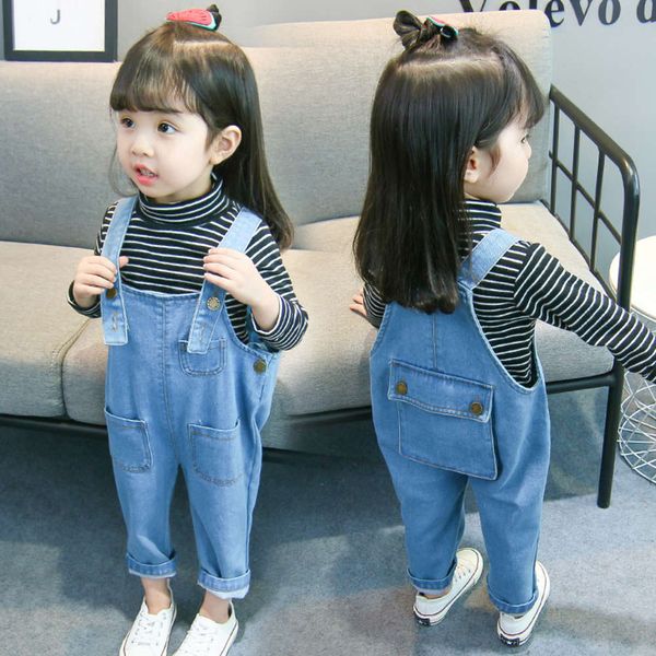 autumn korean children's denim suspenders + long sleeve cotton striped t-shirt two piece set, Blue
autumn korean children's denim suspenders + long sleeve cotton striped t-shirt two piece set, Blue